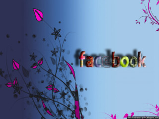 Facebook flowers butterflies logo image - a facebook logo free wallpaper
