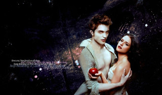 Man woman dark apple quote - dark shadow free wallpaper