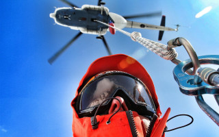 Helicopter over red backpack red - a red helmet free wallpaper