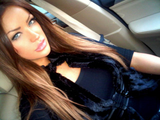 Woman car hair phone seatbelt - a car free wallpaper