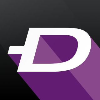 Purple white logo long shadow 2 - eric dinyer free wallpaper for tablet