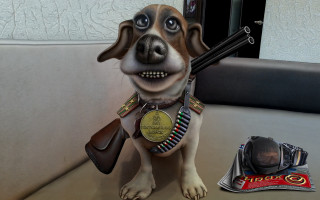 Dog gun medal table chips - boris vladimirski free wallpaper