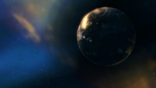 Planet star blue sky starfog - a planet free wallpaper