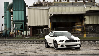 White mustang factory smoke train - andrew law free wallpaper for desktop
