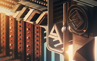 Clock wood metal geometric abstract - a geometric design free wallpaper