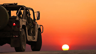 Safari vehicle sunset bird matte - a sunset free wallpaper for desktop