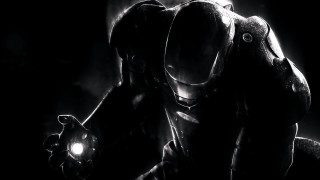 Man suit light dark flashlight - his hand and a helmet free wallpaper