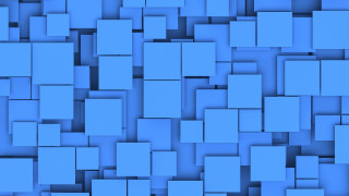 Blue background squares diagonal abstract - varying free wallpaper