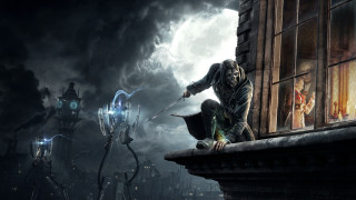 Man suit ledge knife dog - bloodborne free wallpaper
