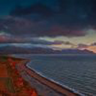 Water sky road view landscape - water free wallpaper for tablet