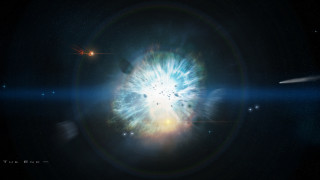 Star constellation moon earth fireworks - a star in the sky free wallpaper