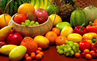 Basket fruit vegetables stilllife arcimboldo - arcimboldo free wallpaper