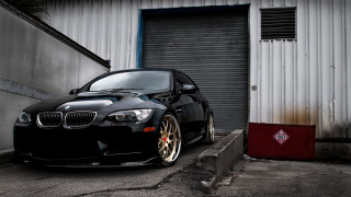 Black car garage door red - a garage door free wallpaper