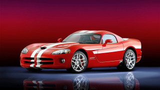 Red sports car white stripe 4 - a red background behind free wallpaper