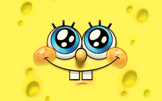 Cartoon big eyes smile yellow - corneille free wallpaper