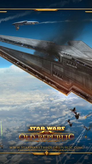 Star wars ship fleet fighter - free airplane wallpaper for mobile