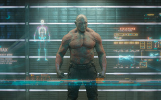 Futuristic man cityscape cyberpunk hologram - a futuristic background free wallpaper