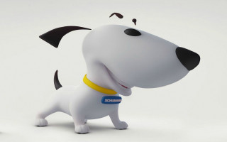 Cartoon dog collar tag furry - a cartoon dog free wallpaper