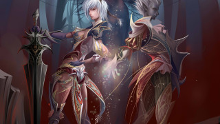 Forest fantasy swords women glowing - glowing free wallpaper for desktop