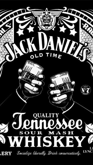 Jack daniels old time whiskey - free retro wallpaper for mobile