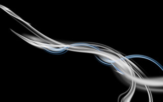 White blue smoke swirl abstract - mist free wallpaper for desktop