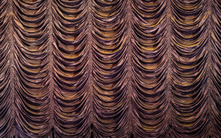 Large curtain wavy lines yellow - christian w. staudinger free wallpaper