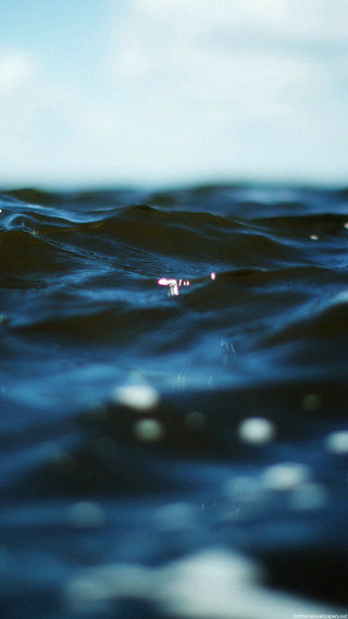 Blurry person water surfboard background - water free wallpaper for mobile