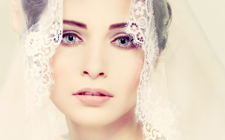 Gothic veil woman digital rendering - beautiful bone structure free wallpaper for desktop