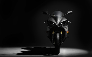 Motorcycle dark headlights digital rendering - the bike free wallpaper