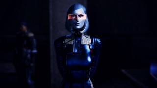 Eve ryder futuristic suit dark - a futuristic suit free wallpaper