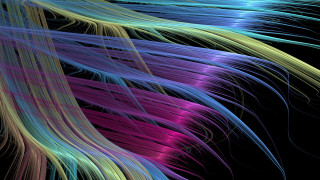 Colorful lines dark sky fluorescent - fluorescent free wallpaper