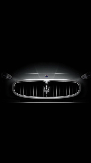 Maserati blue light neoclassicism rendering - the front free wallpaper for mobile