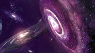 Purple black spiral stars galaxy - spiral free wallpaper