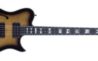 Guitar brown body black strings - alex petruk ape free wallpaper