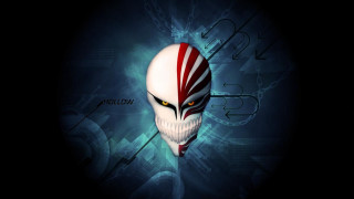 White mask red blue stripes - a white mask free wallpaper