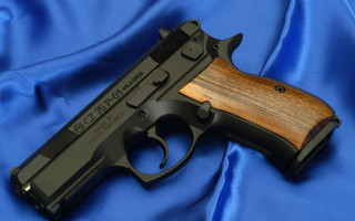Gun blue satin wooden grips - free sports wallpaper