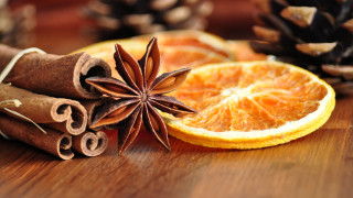 Orange cinnamon anisette stilllife food - cinnamon free wallpaper
