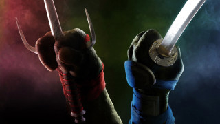 Hand sword red blue background - a hand holding free wallpaper