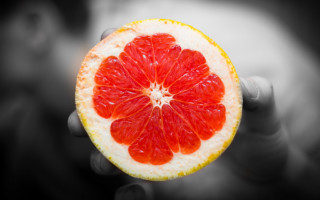 Grapefruit hand blackwhite neo fauvism - neofauvism free wallpaper for desktop