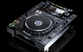 Dj turntable controller black surface 2 - a black surface free wallpaper for desktop