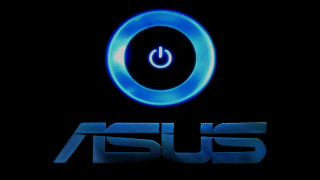 Blue asus logo black background - purism free wallpaper