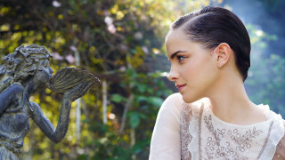 Woman mermaid statue christmas city - emma watson free wallpaper