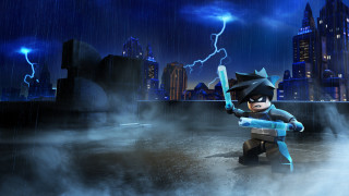 Lego batman city night lightning - cedric seaut keos masons free wallpaper