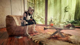 Star wars character sitting couch - a star wars character free wallpaper for desktop