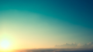 Plane sunset sky clouds horizon - free sky wallpaper