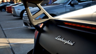 Motorcycle street cars building tiltshift - parked free wallpaper for desktop