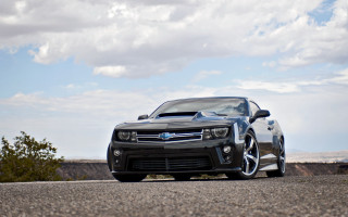 Black car hill trees clouds - darrell riche free wallpaper for desktop