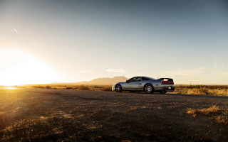 Desert sunset cobra cinematic car - the sun shining free wallpaper