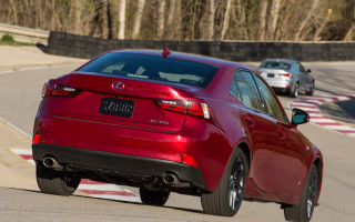 Red car forest road movement - grand free wallpaper