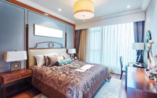 Bedroom desk window curtains lamp 2 - desk free wallpaper for desktop